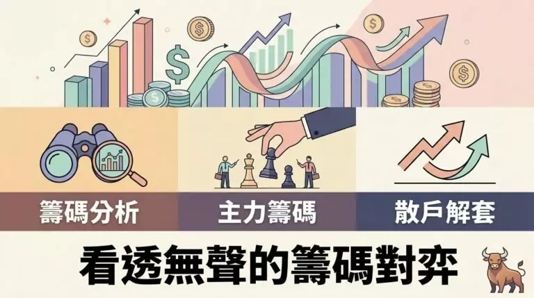 籌碼分析怎麼看？主力集中價和融資成本價怎麼用來判斷買賣點？