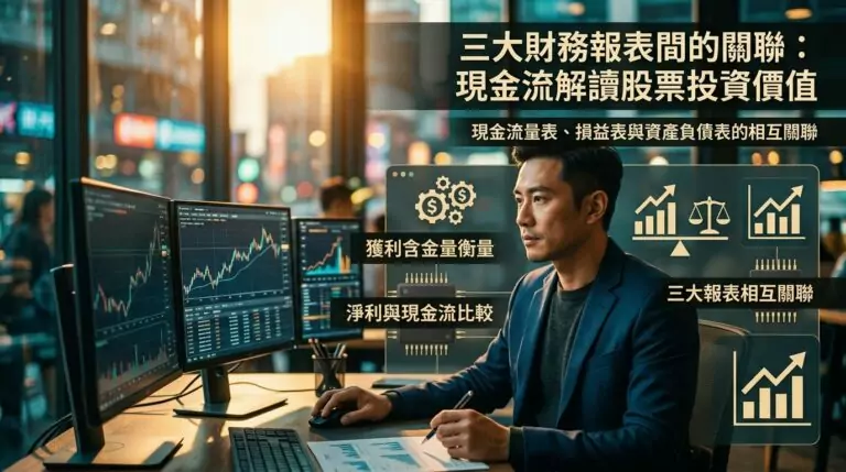 三大財務報表怎麼看？用現金流量表判斷一家公司到底有沒有賺到「真的錢」