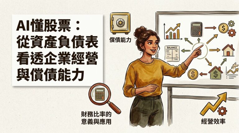 資產負債表怎麼看？流動比率、負債比率等財務比率一次搞懂