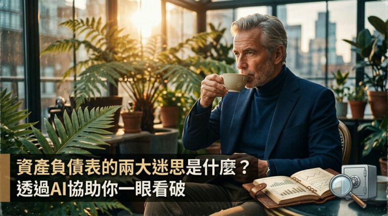資產負債表怎麼看？破解「資產越多越好、負債越少越安全」兩大迷思