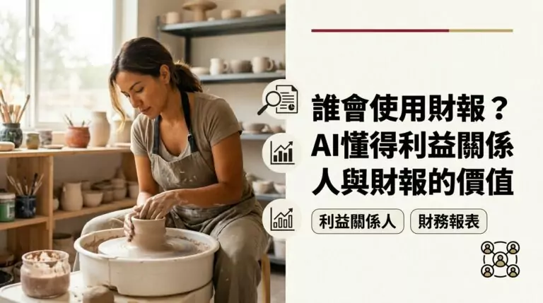 財報到底誰在看？股東、銀行、政府各看哪些重點？