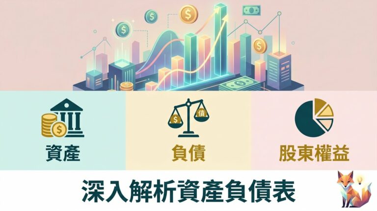 資產負債表怎麼看？一張表搞懂公司有沒有錢、欠多少債