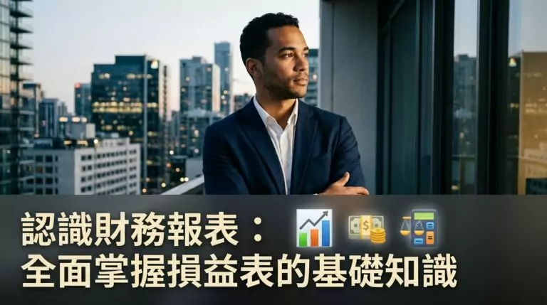 損益表怎麼看？新手投資人三分鐘學會用損益表判斷公司賺不賺錢