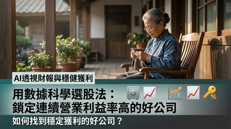 連續營業利益率高的股票怎麼找？AI 數據科學選股法完整教學