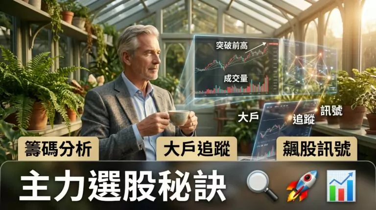 如何用主力動向找飆股？有哪些具體指標可以追蹤？