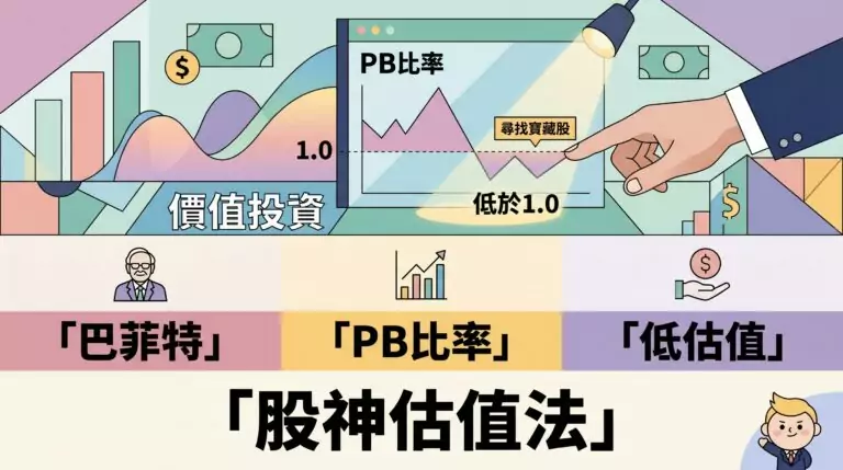 巴菲特怎麼用PB比率找低估值股票？三個關鍵指標選股法完整教學