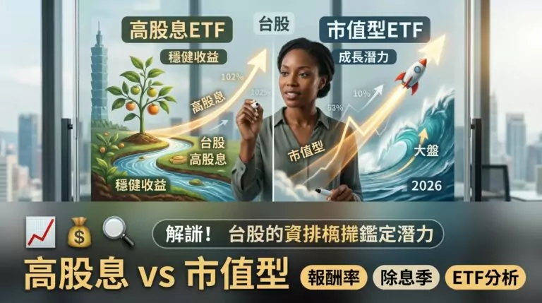 2026除息季前，高股息ETF和市值型ETF哪個比較好？0056、00878、00919完整比較