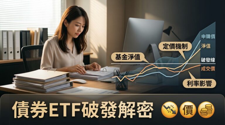 00403A破發真相：債券ETF上市定價機制，投資人非懂不可的3個關鍵（2026年完整解析）