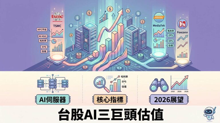 台積電、聯發科、鴻海在 AI 伺服器時代的估值怎麼判斷？三大核心指標是什麼？