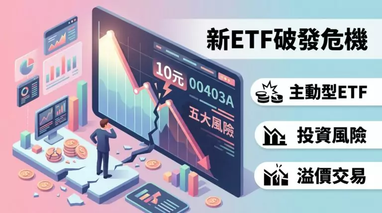 00403A 五天就破發是怎麼回事？主動 ETF 的溢價風險和強制建倉機制，我到底買進了什麼