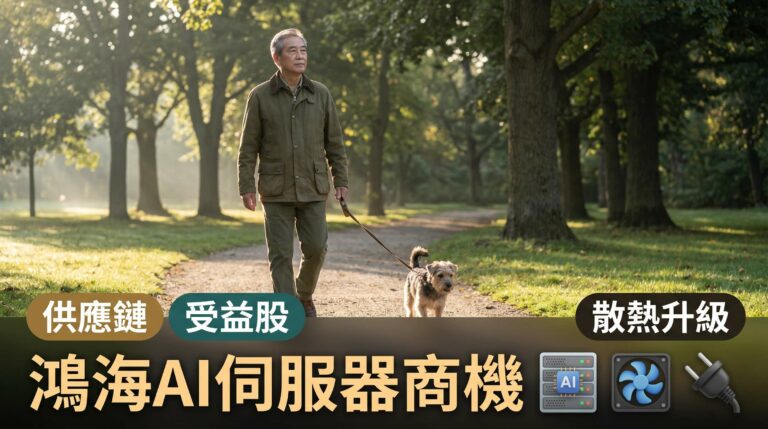 鴻海AI伺服器台灣供應鏈受益股有哪些？機殼散熱電源連接器完整分析（2026）
