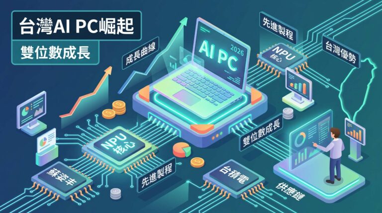AI PC元年2026：蘇姿丰雙位數成長預言下，台灣供應鏈受惠全解析