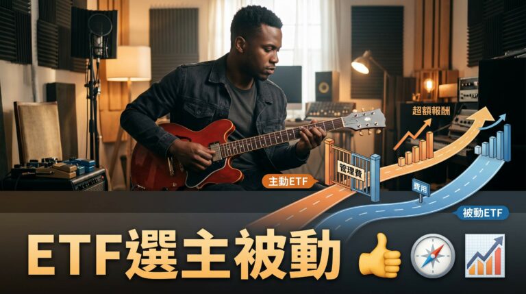 主動式ETF管理費怎麼算？2026年主動vs被動ETF全面比較與選擇指南