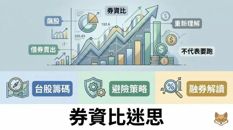 飆股借券賣出增加，不代表要跑：重新理解券資比訊號的3個使用場景