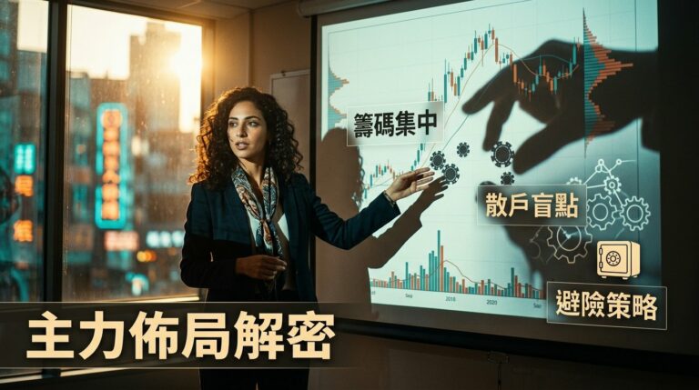 籌碼集中度怎麼看才不虧?散戶常踩的 3 個盲點,用真實案例拆解主力佈局邏輯