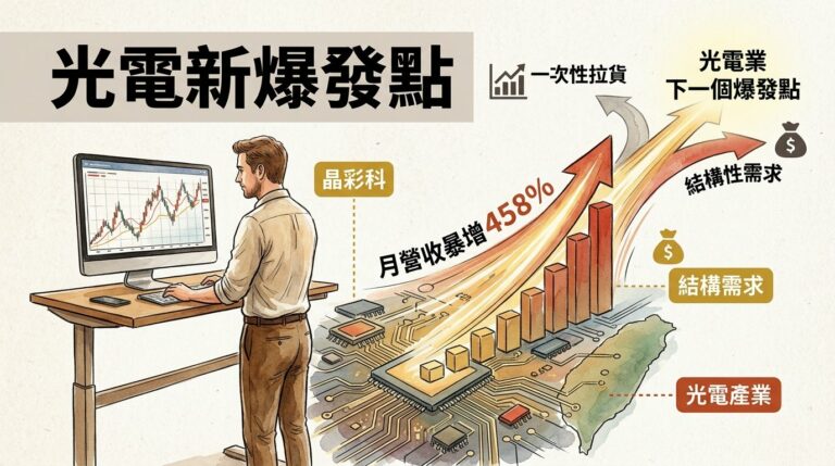 月營收暴增458%，晶彩科訂單透露台灣光電業下一個爆發點已悄悄切換