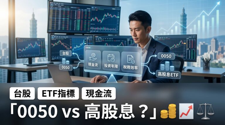 台股站上4萬點，買0050還是高股息ETF比較好？3個指標算出適合自己的答案