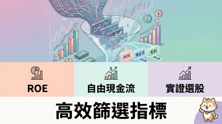 哪些個股篩選指標真的有用?90天實測後只剩這5個