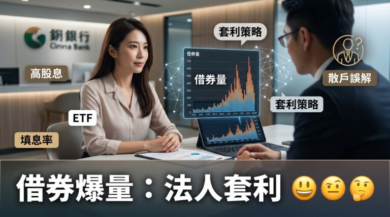 高股息 ETF 除息前「借券爆量」到底在告訴你什麼？用 00878 五年數據實測