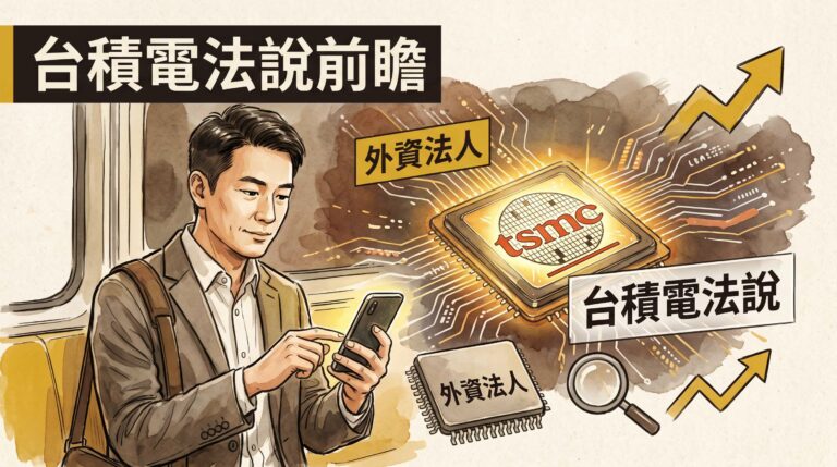 法說前 17 天：外資法人這次最想問台積電的 3 個問題，你提前知道才不會被市場情緒帶著走