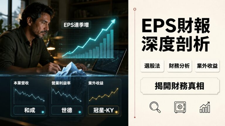 EPS連續季增選股法：和成、世德、冠星-KY獲利加速背後的財務解讀