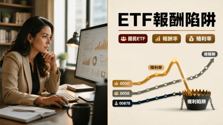 0050 vs 0056 vs 00878 配息月報酬率比較:複利陷阱完全解析(2026年7月)