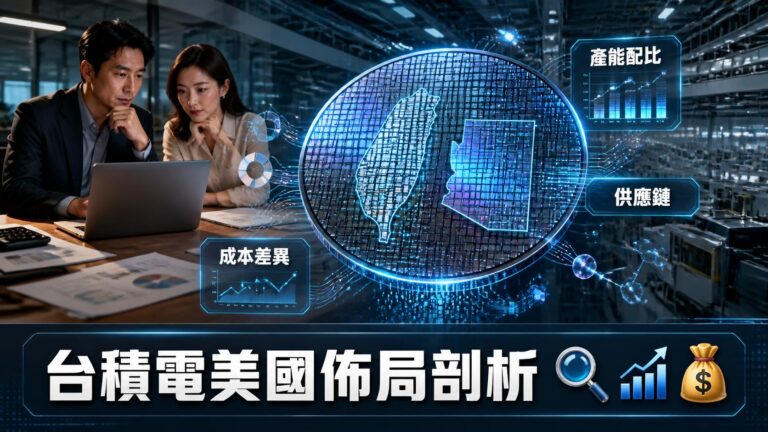台積電追加1000億美元美國投資：產能配比、成本差異與供應鏈分化的三大數字解析
