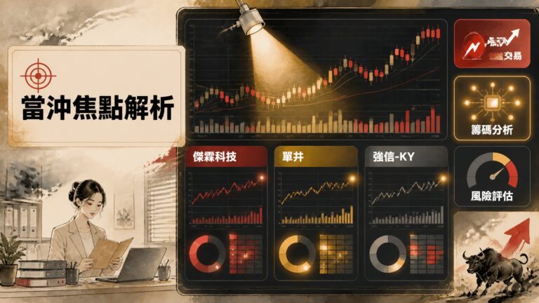 當沖市場焦點在哪？短線交易者必看的傑霖科技、單井、強信-KY籌碼分析與風險評估