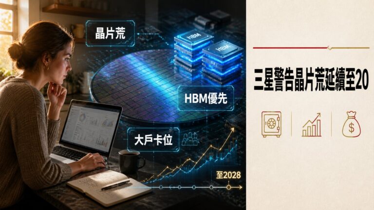 三星警告晶片荒延續至2028年！我分析了5檔半導體ETF的記憶體持股重疊度，這2檔正在被大戶卡位