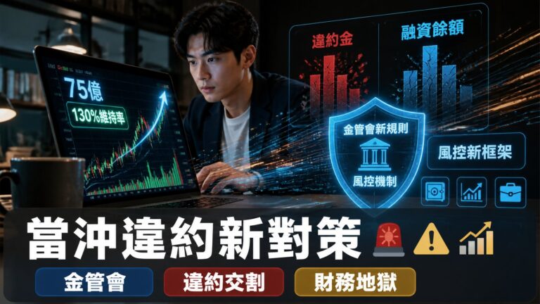 當沖違約金創高！掌握金管會新規則、3 大防衛量化標準、2 種違約財務地獄