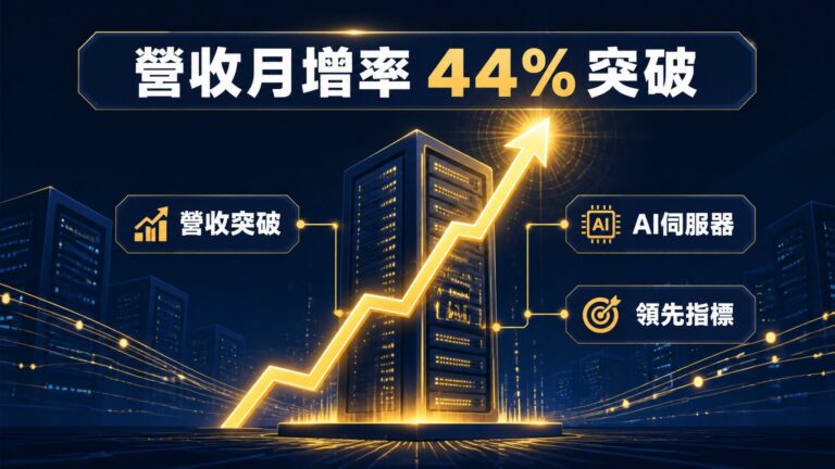 營收月增率 44% 突破新高：川湖導軌如何成為 AI 伺服器供應鏈最先發的景氣燈號？