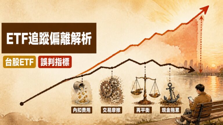 ETF追蹤偏離怎麼看？3個誤判指標一次拆——台股25檔超偏5%背後的真相