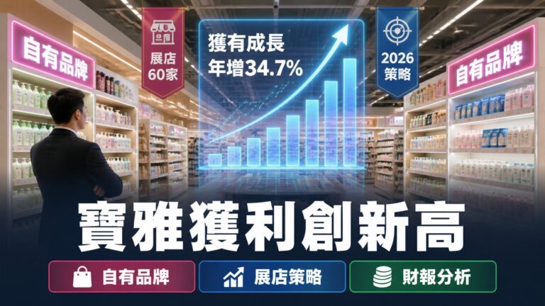 寶雅（5904）法說解析：展店60家自有品牌策略，3指標驗證2026獲利節奏