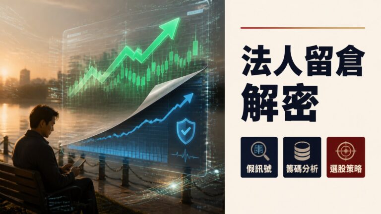 跟著法人買股票前必讀：晉椿2064的留倉密碼──法人淨買超佔比背後的真相