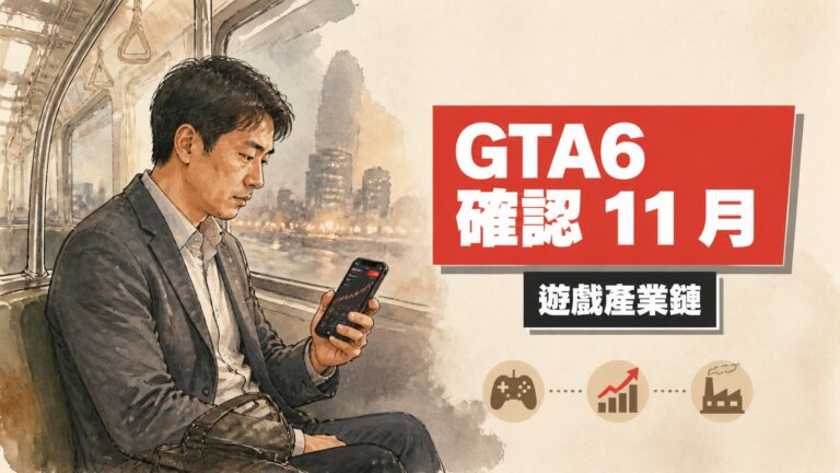 GTA6 確認 11 月 19 日上市：遊戲產業鏈三大受惠族群完整解析