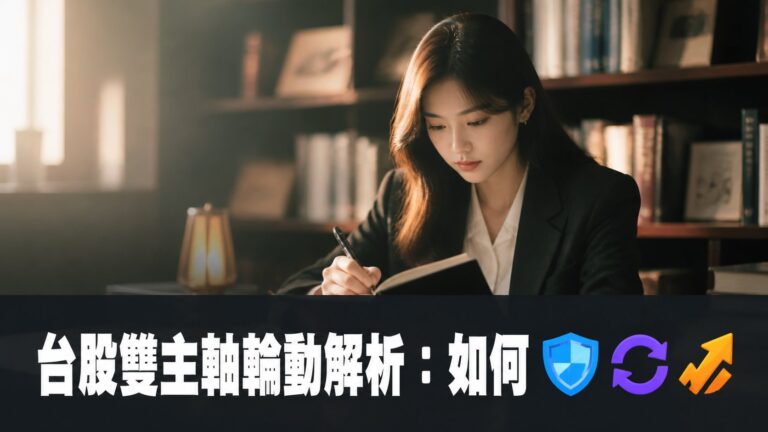 台股雙主軸輪動解析：如何用避險配置與情緒追逐的2步判讀法，看懂8月至9月初的資金換位