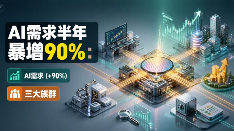AI需求半年暴增90%：台積電設備採購潮傳導至台股三大族群