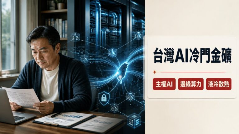 主權AI算力軍備競賽下，台灣三條冷門受益鏈：邊緣算力、液冷散熱與算力租賃
