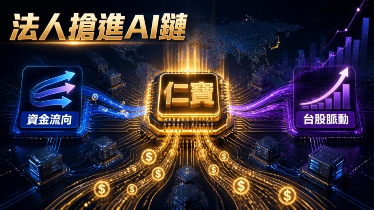 2026法人買賣超怎麼看？從仁寶登買超王看AI供應鏈資金流向