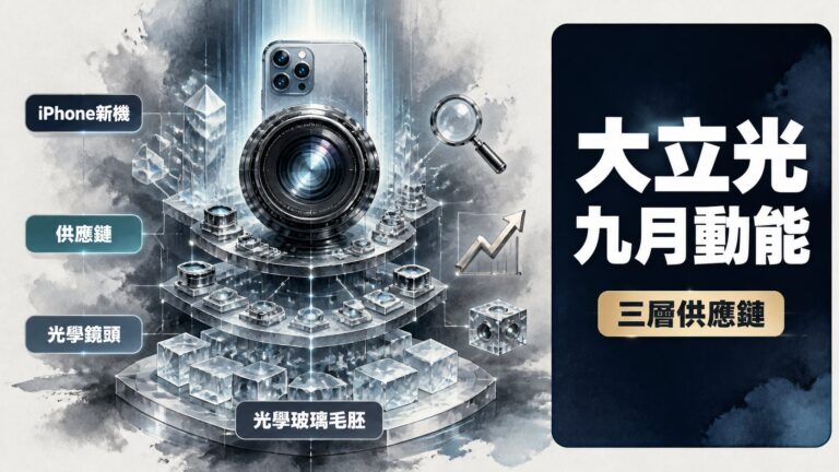 大立光9月拉貨動能優於8月：從iPhone 18 Pro發表解讀供應鏈傳導的三層判斷