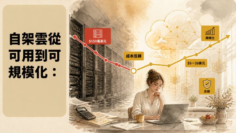 自架雲從可用到可規模化：企業如何判斷成本反轉、技術可行性與合規驅動的3大投資轉折點
