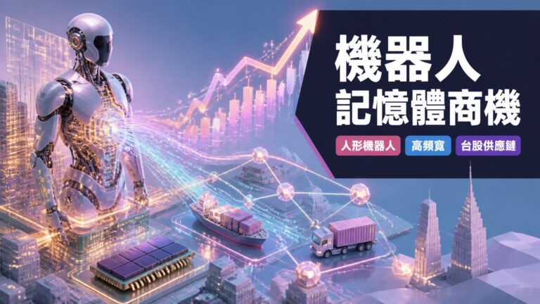 人形機器人記憶體需求暴增如何傳導台股？拆解供應鏈三大節點與相關個股機會