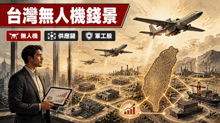 5萬架無人機訂單升空：台廠供應鏈三段傳導解析與個股布局