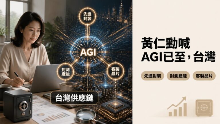 黃仁勳喊AGI已至，台灣供應鏈三檢查點：先進封裝、封測產能、客製晶片的投資評估框架