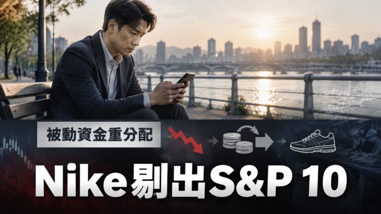 Nike剔出S&P 100被動資金重分配解析：台股鞋業代工廠的3步危機與轉機