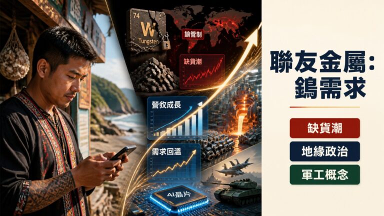 鎢出口管制引爆缺貨潮：聯友金屬(7610)月增29%、年增722%背後，為何是需求回溫前奏而非曇花一現？