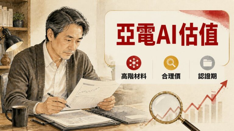 亞電合理價怎麼抓：3個檢查點讓估值不再失真——AI高階材料認證期的獲利質量評估