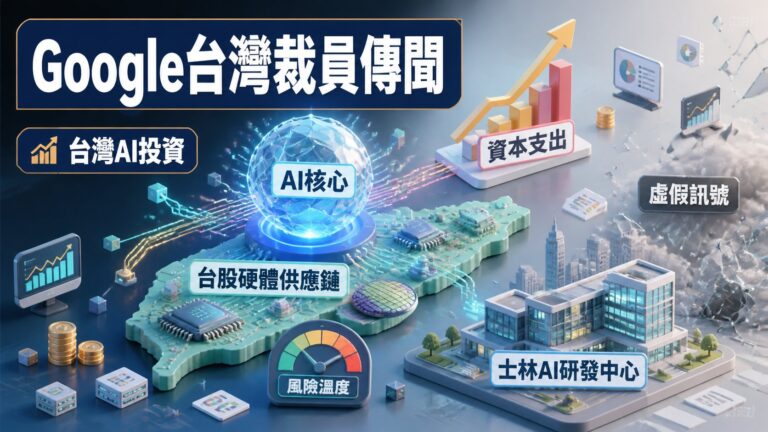 Google台灣裁員傳聞謎團破解：虛假訊號背後的AI戰略轉折與台股硬體供應鏈風險溫度