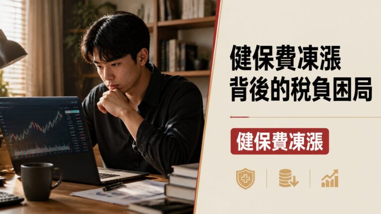 健保費凍漲背後的稅負困局：用三個口徑看2026年649萬存股族的現金流壓力
