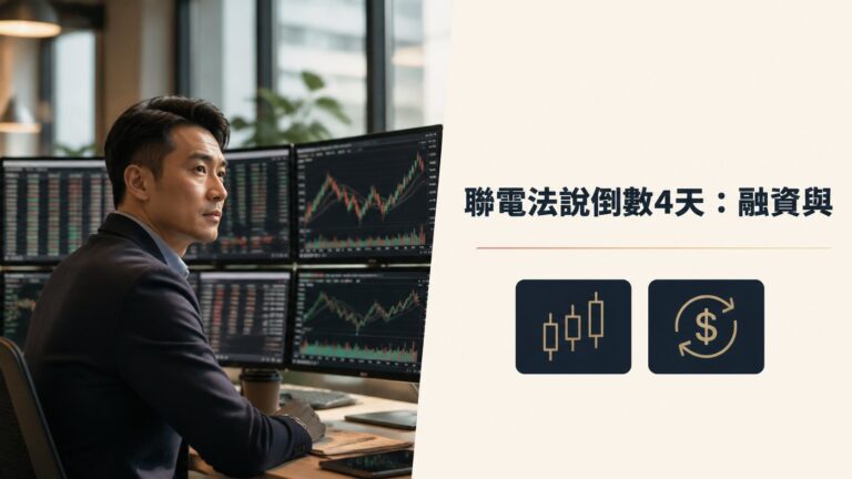 聯電法說倒數4天:融資與當沖2大籌碼溫度如何影響走勢?